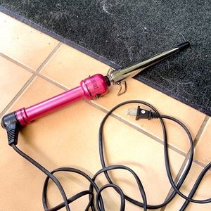 Hot Shot Tools 1” tapered curling wand